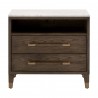Essentials For Living Cambria 2-Drawer Nightstand - Front Angle