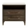 Essentials For Living Cambria 2-Drawer Nightstand - Front Angle - Essentials For Living Cambria 2-Drawer Nightstand - Front Angle