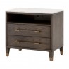 Essentials For Living Cambria 2-Drawer Nightstand - Front Side Angle