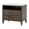 Essentials For Living Cambria 2-Drawer Nightstand - Front Side Angle - Essentials For Living Cambria 2-Drawer Nightstand - Front Side Angle