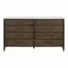 Essentials For Living Cambria 8-Drawer Double Dresser - Front Angle - Essentials For Living Cambria 8-Drawer Double Dresser - Front Angle