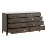 Essentials For Living Cambria 8-Drawer Double Dresser - Front Side Opened Angle - Essentials For Living Cambria 8-Drawer Double Dresser - Front Side Opened Angle