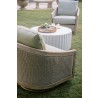 Sunset West Cambria Club Chair in Canvas Canvas w/ Self Welt