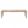 Essentials For Living Canal Extension Dining Table - Front and Extended