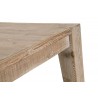 Essentials For Living Canal Extension Dining Table - Side Close-up