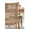 Essentials For Living Canal Extension Dining Table - Seat Back Close-up