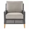 Royal Teak Cannes Lounge Chair Front - Royal Teak Cannes Lounge Chair Front