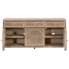 Essentials For Living Cane Media Sideboard - Front with Opened Drawer 2