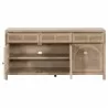 Essentials For Living Cane Media Sideboard - Front with Opened Drawer - Essentials For Living Cane Media Sideboard - Front with Opened Drawer