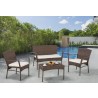 Arcadia Collection Outdoor Garden Patio Furniture 4PC set w/ Table