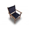 Royal Teak Captiva Sling Stacking Chair Black