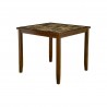 Capitola Faux Marble 5 Piece Pub Set, Espresso - Table