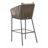 Powder Coated Aluminum Barstool - CAPTIVA BARSTOOL - Back - Powder Coated Aluminum Barstool - CAPTIVA BARSTOOL - Back