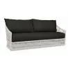 Dana Rope Sofa in Spectrum Carbon w/ Self Welt - Front Side Angle - Dana Rope Sofa in Spectrum Carbon w/ Self Welt - Front Side Angle