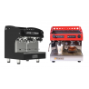 La Pavoni Fiamma "Caravel" 2 Group Direct Water Line Espresso Machine In Red - With Black Variant