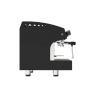 a Pavoni Fiamma "Caravel" 1 Group Direct Water Line Espresso Machine In Black - Side