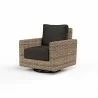 Havana Swivel Club Rocker in Spectrum Carbon w/ Self Welt - Front Side Angle - Havana Swivel Club Rocker in Spectrum Carbon w/ Self Welt - Front Side Angle