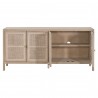 Essentials For Living Carina Media Sideboard - Front Opened Angle