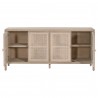 Essentials For Living Carina Media Sideboard - Front Opened View