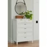 Carmel 6 Drawer Chest in White - Lifestyle - Carmel 6 Drawer Chest in White - Lifestyle