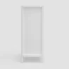 Carmel 6 Drawer Chest in White - Side - Carmel 6 Drawer Chest in White - Side