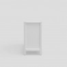 Carmel 7 Drawer Dresser in White - Side