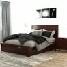 Carmel Full Size Storage Bed in Cappuccino - Lifestyle 4 - Carmel Full Size Storage Bed in Cappuccino - Lifestyle 4