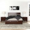 Carmel Full Size Storage Bed in Cappuccino - Lifestyle 3