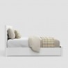 Carmel Queen Storage Bed, White - Side