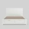Carmel Queen Storage Bed, White - Frame Front - Carmel Queen Storage Bed, White - Frame Front