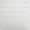 Carmel Queen Storage Bed, White - Board