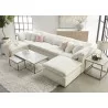 Carrera Nesting Coffee Table in Brushed Gold - Lifestyle - Carrera Nesting Coffee Table in Brushed Gold - Lifestyle
