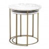 Essentials For Living Carrera Round Nesting Accent Table - Nested