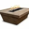 The Outdoor Plus Carson Wood Grain Fire Pit  Oak Finish - The Outdoor Plus Carson Wood Grain Fire Pit  Oak Finish