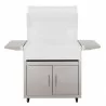 TrueFlame Deluxe Cart With Fold-Down Side Shelves - Cart Open - TrueFlame Deluxe Cart With Fold-Down Side Shelves - Cart Open