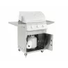 Summerset Grills Cart for SIZ26 - Angled and Opened - Summerset Grills Cart for SIZ26 - Angled and Opened
