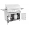 Summerset Grills Cart for SIZ32 - Angled and Opened