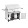 Summerset Grills Cart for SIZ40 - Angled View