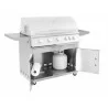 Summerset Grills Cart for SIZ40 - Angled View - Summerset Grills Cart for SIZ40 - Angled View