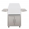 TrueFlame Deluxe Cart With Fold-Down Side Shelves - No Grill