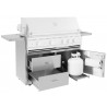 Summerset Grills Deluxe Cart-TRLD44 - Angled and Opened