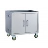 Bull BBQ 30" Pedestal Cart Bottom fits 30" Grills - Door Closed