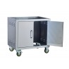 Bull BBQ 30" Pedestal Cart Bottom fits 30" Grills - Single Door Opened