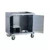 Bull BBQ 30" Pedestal Cart Bottom fits 30" Grills - Doors Opened - Bull BBQ 30" Pedestal Cart Bottom fits 30" Grills - Doors Opened