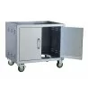 Bull BBQ 24" Steer Pedestal Cart Bottom - Single Door Opened - Bull BBQ 24" Steer Pedestal Cart Bottom - Single Door Opened