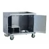 Bull BBQ 30" Pedestal Cart Bottom fits 30" Grills - Doors Opened - Bull BBQ 30" Pedestal Cart Bottom fits 30" Grills - Doors Opened