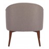 Carter Accent Chair in Gray- Back View