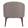 Carter Accent Chair in Gray- Back View - Carter Accent Chair in Gray- Back View