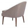 Carter Accent Chair in Gray- Back View 2