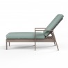 Laguna Chaise Lounge in Cast Mist, No Welt Side Angle